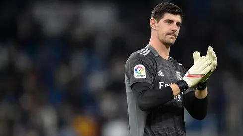 Foto de Denis Doyle/Getty Images | Coutois fez um total de nove defesas na final da Champions