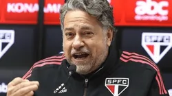 Divulgação/São Paulo. Na metade do mandato como presidente, Julio Casares analisa trabalho de reconstrução no São Paulo