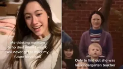 Mulher reconheceu a mãe em álbum do namorado