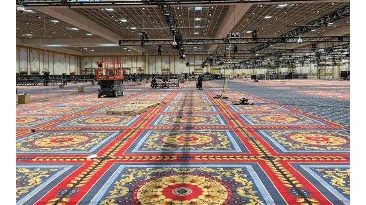Os salões da WSOP 2022 estão quase prontos (Foto: SuperPoker)