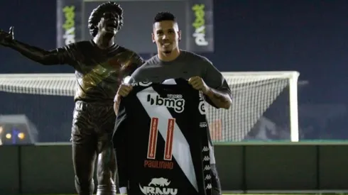 Foto: Matheus Lima/Vasco/Divulgação - Paulinho: visitou o Vasco neste meio de semana