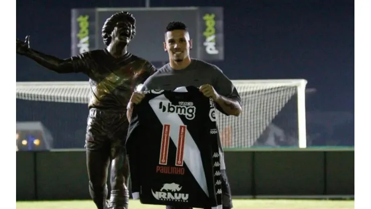 Foto: Matheus Lima/Vasco/Divulgação - Paulinho: visitou o Vasco neste meio de semana