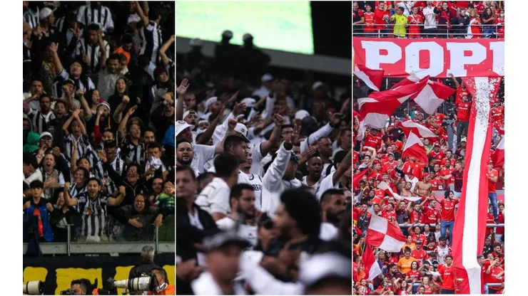 Foto: Pedro H. Tesch/AGIF - Torcida do Atlético, Corinthians e Internacional