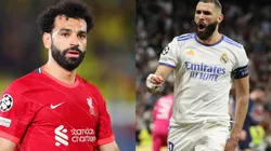 Salah e Benzema estão em destaque no duelo de goleadores que envolve a final da Liga dos Campeões desta temporada