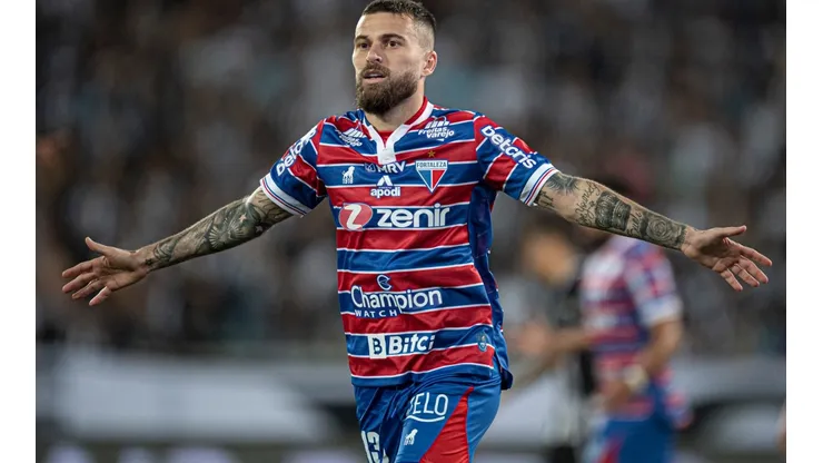 Jorge Rodrigues/AGIF - Lucas Lima foi destaque na vitória do Fortaleza