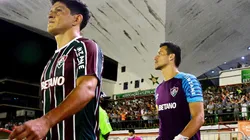 Foto: Mailson Santana/Fluminense FC/Divulgação - Cano e Fábio: únicos titulares que devem iniciar partida na Bolívia