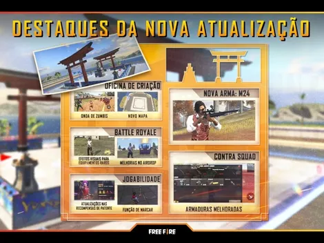 Free Fire recebe a atualização "Redenção: Uni-vos" com nova arma e balanceamento