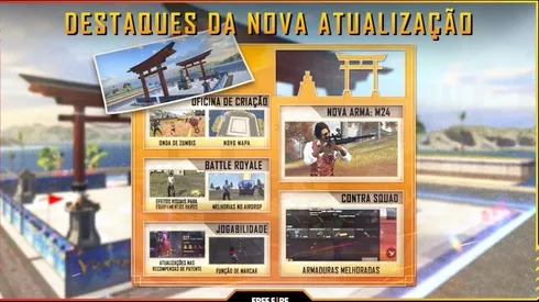 Free Fire recebe a atualização