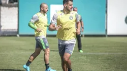 (Foto: Reprodução Bem Paraná - Divulgação/Coritiba) - Guillermo em ação nos treinos.