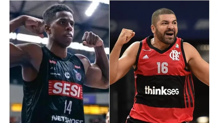 Georginho e Olivinha, se enfrentarão na final. (Fotos: Franca e Flamengo - Twitter)