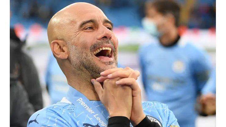 Getty Images/ Photo by Michael Regan - Pep Guardiola atinge novo feito após título da Premier League