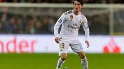 Odriozola com a camisa do Real Madrid (Foto: Getty Images)