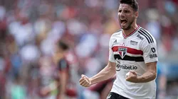 Jorge Rodrigues/AGIF/ Calleri marca em clássico e se isola na artharia do São Paulo e do Brasileirão.