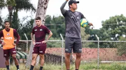 Tiago Pavini/Ferroviária SA. Thiago Carpini procurou restaurar a confiança da Ferroviária em busca da vitória