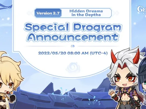 Genshin Impact revela Programa Especial da Versão 2.7