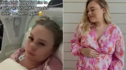 Mulher dá à luz o mesmo bebê duas vezes. Foto: Reprodução/Instagram oficial da Jaiden Ashlea