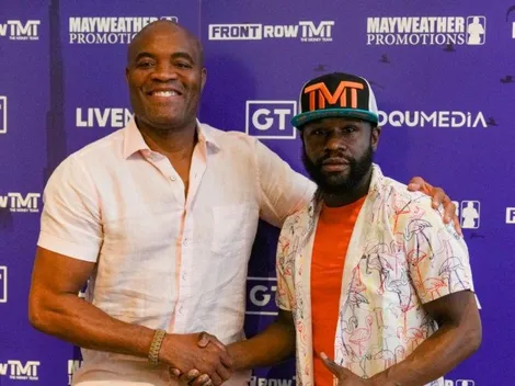 Data marcada! Desafio de boxe de Anderson Silva e Floyd Mayweather tem data e horário definido