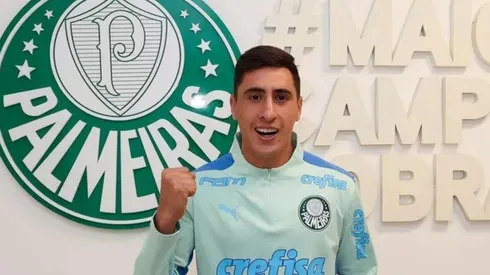 Foto: Divulgação/Palmeiras - Miguel é o novo centroavante do Palmeiras.