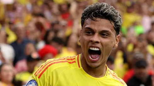 Richard Ríos, meio-campista da Seleção Colombiana e do Palmeiras - Foto: Ezra Shaw/Getty Images