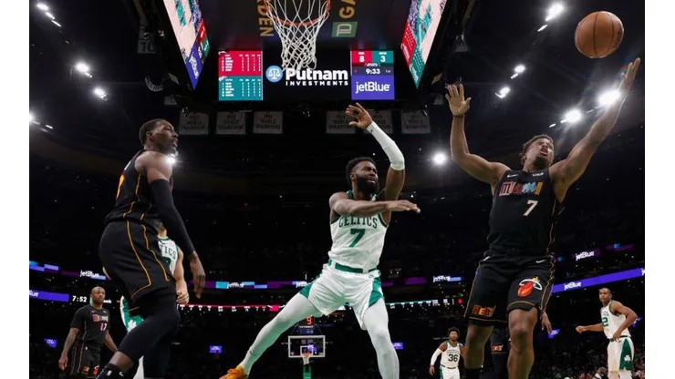 Winslow Townson/Getty Images/ Miami Heat x Boston Celtics: Saiba o horário e onde assistir ao vivo a final da Conferência Leste da NBA.