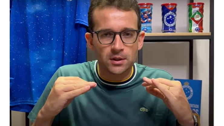 Foto: Reprodução/Youtube - Samuel Venâncio trouxe informação importante sobre Stênio no Cruzeiro