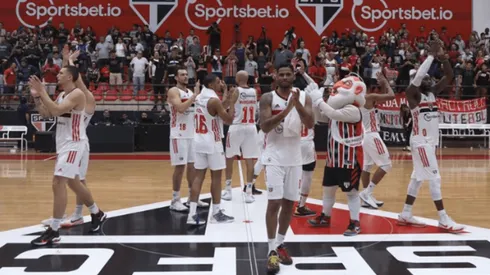 São Paulo empatou a série contra Franca. Foto: Rubens Chiri - site oficial São Paulo FC