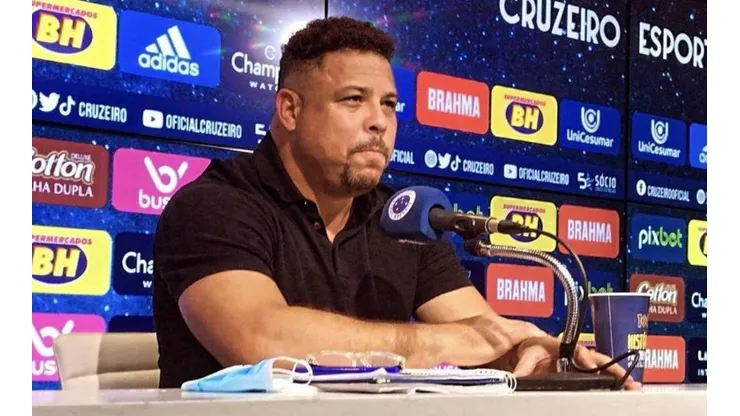 Foto: Rodrigo Sanches / Cruzeiro - Ronaldo em entrevista.