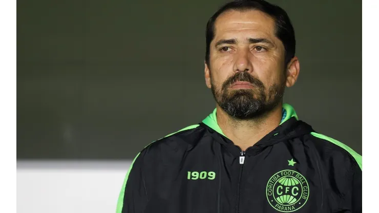 Foto: Fernanda Luz/AGIF - Morínigo: defendeu a estratégia do Coritiba contra o Santos