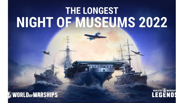 World of Warships anuncia evento Longest Night of Museums 2022 em apoio a museus navais