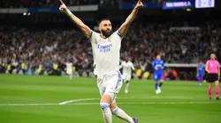 Karim Benzema com a camisa do Real Madrid (Foto: Getty Images)