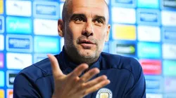Getty Images / Matt McNulty - Manchester City / Colaborador - Pep Guardiola em entrevista.