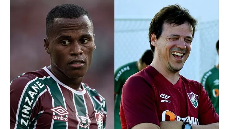 Foto Jhon Arias: Jorge Rodrigues/AGIF e Foto Diniz: Flickr Oficial Fluminense FC/Maílson Santana | Diniz escala o Flu para a CdB