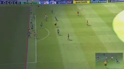 Foto: Reprodução - Anulação de gol do Flamengo foi confirmada pelo árbitro de vídeo (VAR)