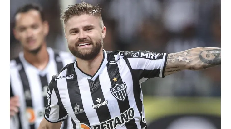 Foto: Pedro Souza / Atlético / Divulgação - Sasha: de volta ao time titular do Galo