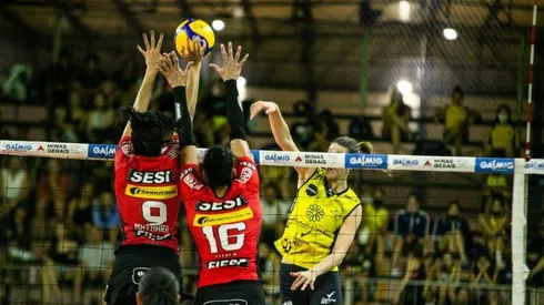 Praia Clube venceu o Sesi Bauru na semifinal. Foto: Eliezer Esportes/Praia Clube