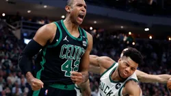 Al Horford não tomou conhecimento dos Bucks. Jim Davis/The Boston Globe via Getty Images)