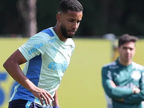 Foto de treino 'entrega' providência de Abel com Jorge no Palmeiras