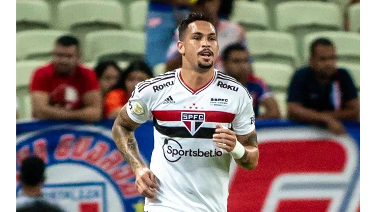 Foto: (Pedro Chaves/AGIF) - Luciano marcou o único gol do São Paulo neste domingo (8)
