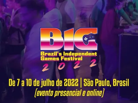 BIG Festival 2022, festival de jogos independentes, acontecerá em julho