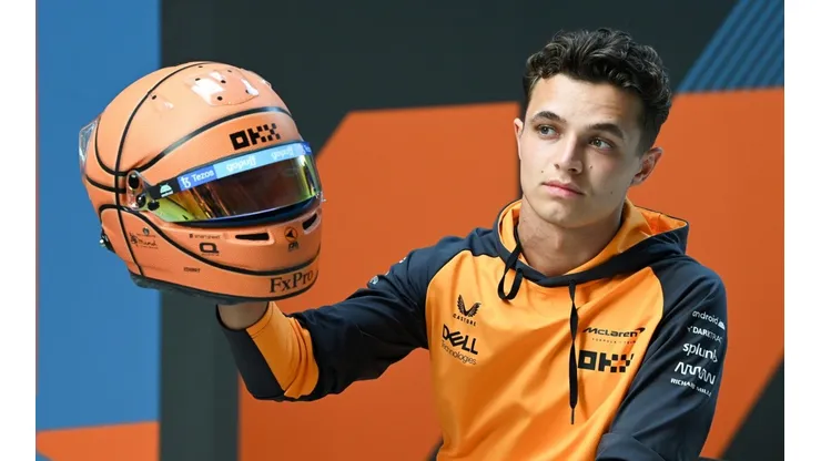 Capacete de Lando Norris - Foto: Twitter McLaren