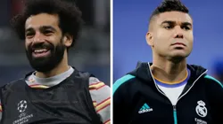 Foto Salah: Mairo Cinquetti/NurPhoto/Getty Images - Foto Casemiro: (Photo by David S. Bustamante/Soccrates/Getty Images)