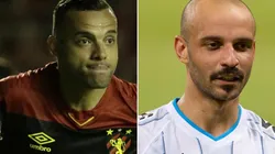 Fotos: Paulo Paiva/AGIF e Pedro Chaves/AGIF - Guilherme e Thaciano: aguardados no Grêmio no 2º semestre