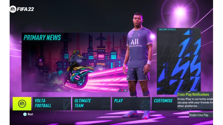 FIFA 22 começa testes de cross-play no Xbox, PlayStation e Google Stadia