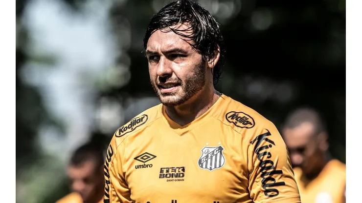 Foto: Ivan Storti/Santos FC/Divulgação - Goulart: sem espaço no time titular de Bustos