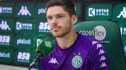 Foto: (Thomaz Marostegan/Guarani FC) - Maurício Kozlinski concedeu entrevista coletiva no Guarani nesta sexta (29)