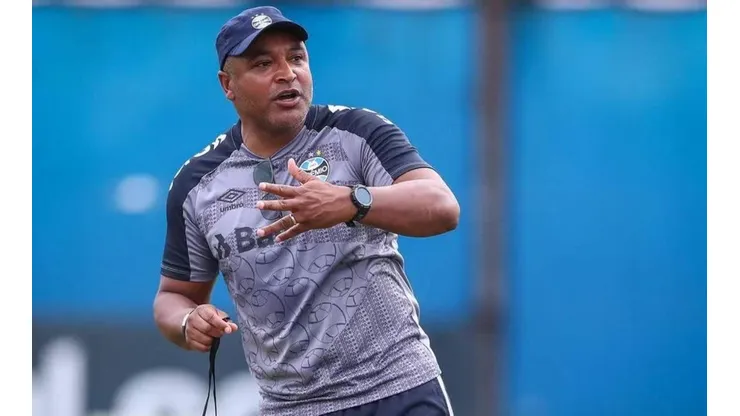 Foto: Lucas Uebel / Grêmio FBPA - Roger durante treinamentos.