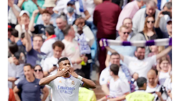 Rodrygo marcou duas vezes em goleada que garantiu o título espanhol do Real Madrid