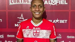 Foto: Francisco Cedrim/ASCOM CRB - Wesley está emprestado pelo Grêmio e desfalca CRB.