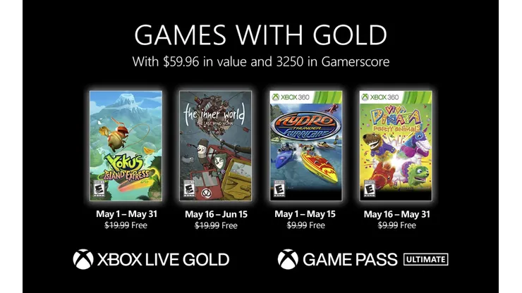 Xbox Games with Gold terá Yoku’s Island Express, The Inner World e mais jogos em maio