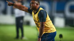 Foto: Lucas Uebel/Grêmio/Divulgação - Roger Machado: pode mexer no time titular do Grêmio